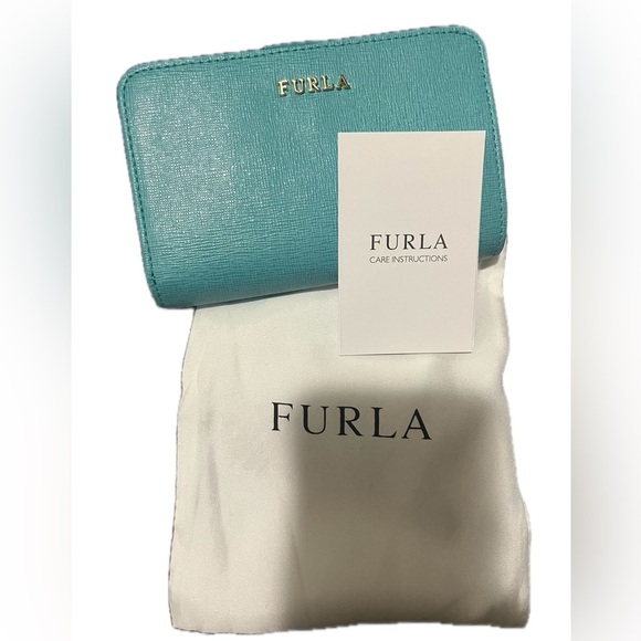 Furla Blue Turquoise Women's Wallet - Picture 3 of 12